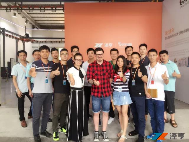 熱烈歡迎瑞士金馬工程師 MR.Halo Alessandro蒞臨我司